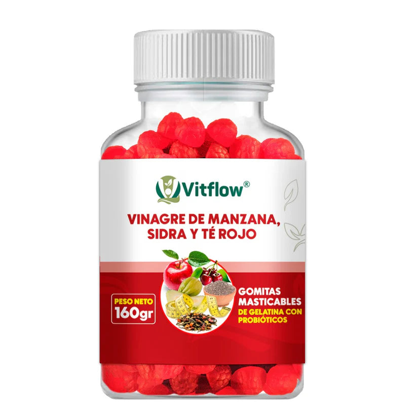 FITGUM - Gomitas de Vinagre de Manzana + Entrega Gratis + Pagas al recibir