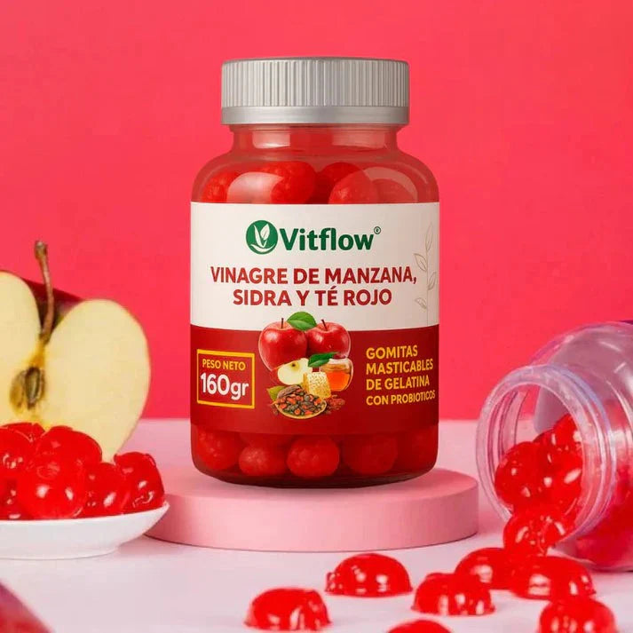 FITGUM - Gomitas de Vinagre de Manzana + Entrega Gratis + Pagas al recibir