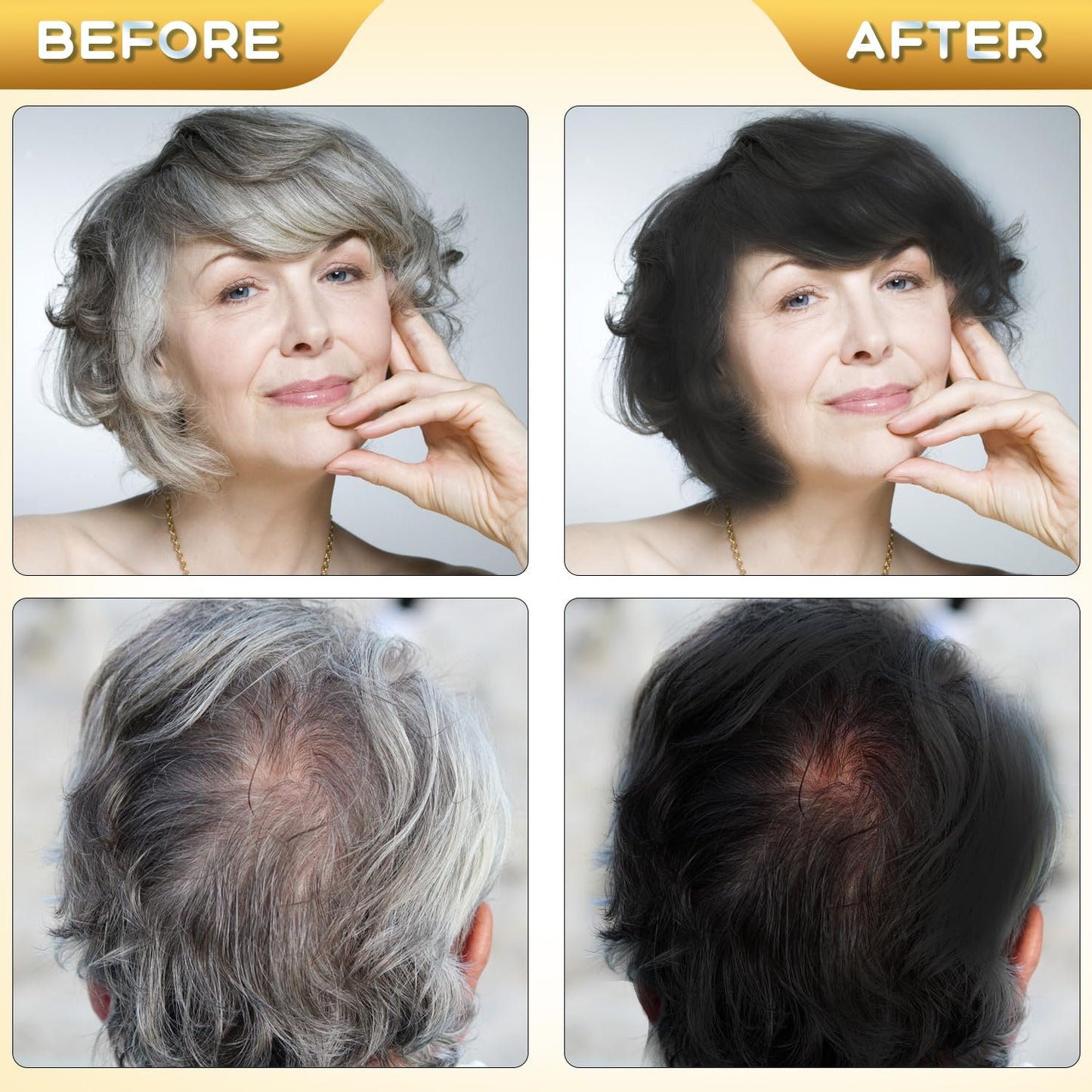 NO MAS CANAS Shampoo Elimina CANAS