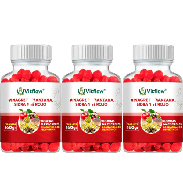 FITGUM - Gomitas de Vinagre de Manzana + Entrega Gratis + Pagas al recibir