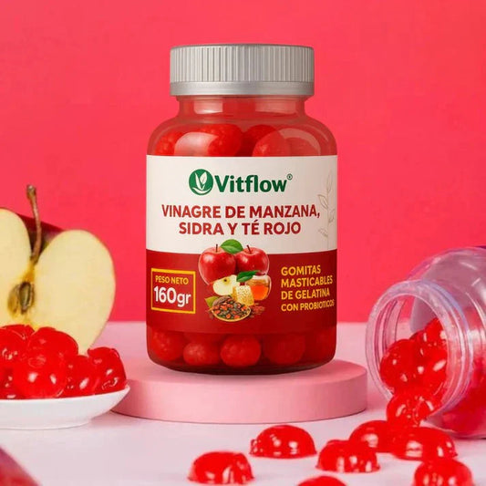 FITGUM - Gomitas de Vinagre de Manzana + Entrega Gratis + Pagas al recibir