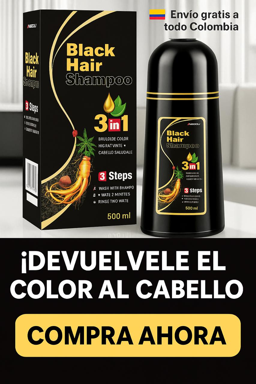 NO MAS CANAS Shampoo Elimina CANAS